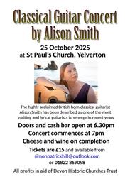 Classical Guitar Concert by Alison Smith
